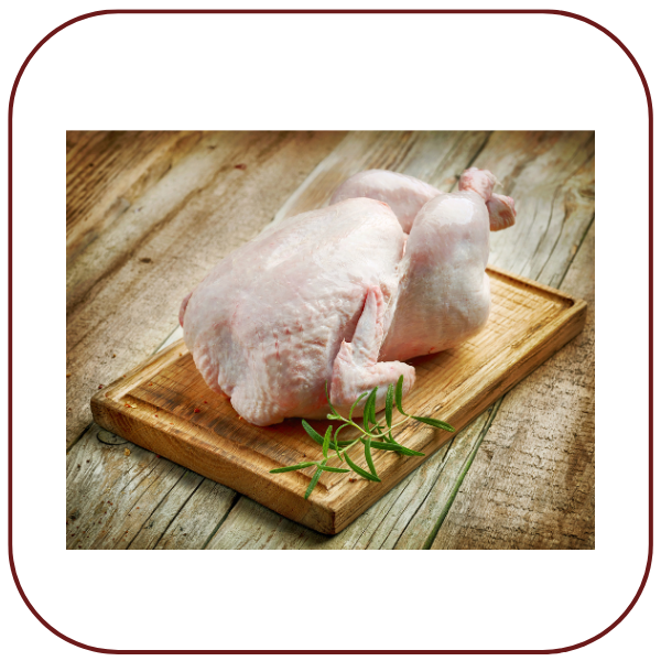 Frango Inteiro 2.6kg- 2.8kg (unidade)
