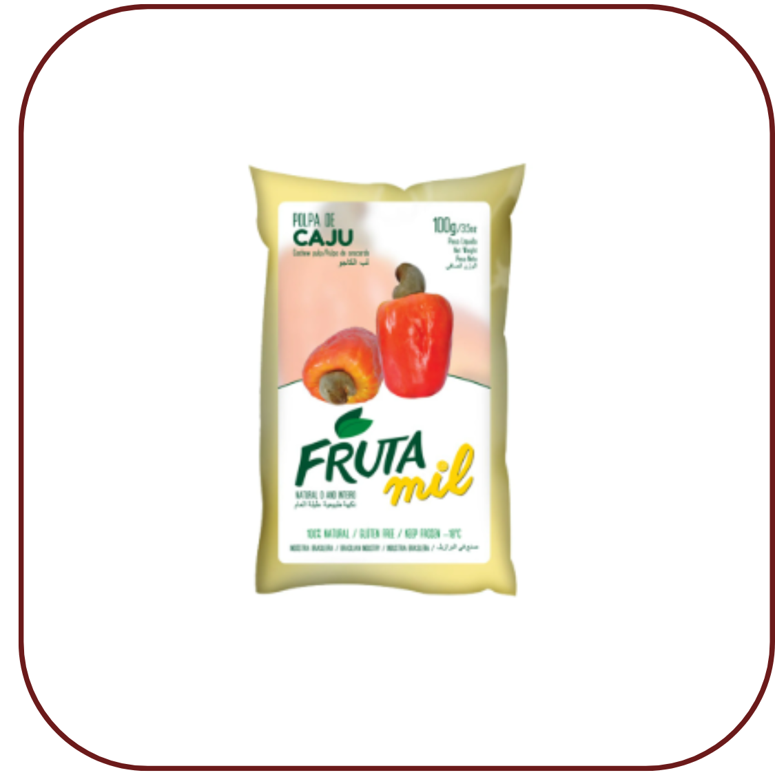 Polpa de Caju FRUTA MIL 100g
