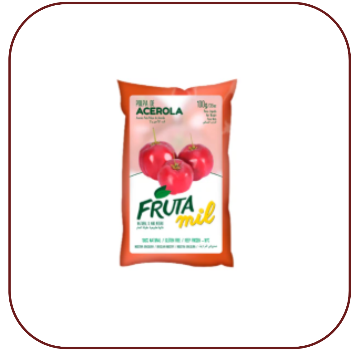 Polpa de Acerola FRUTA MIL 100g