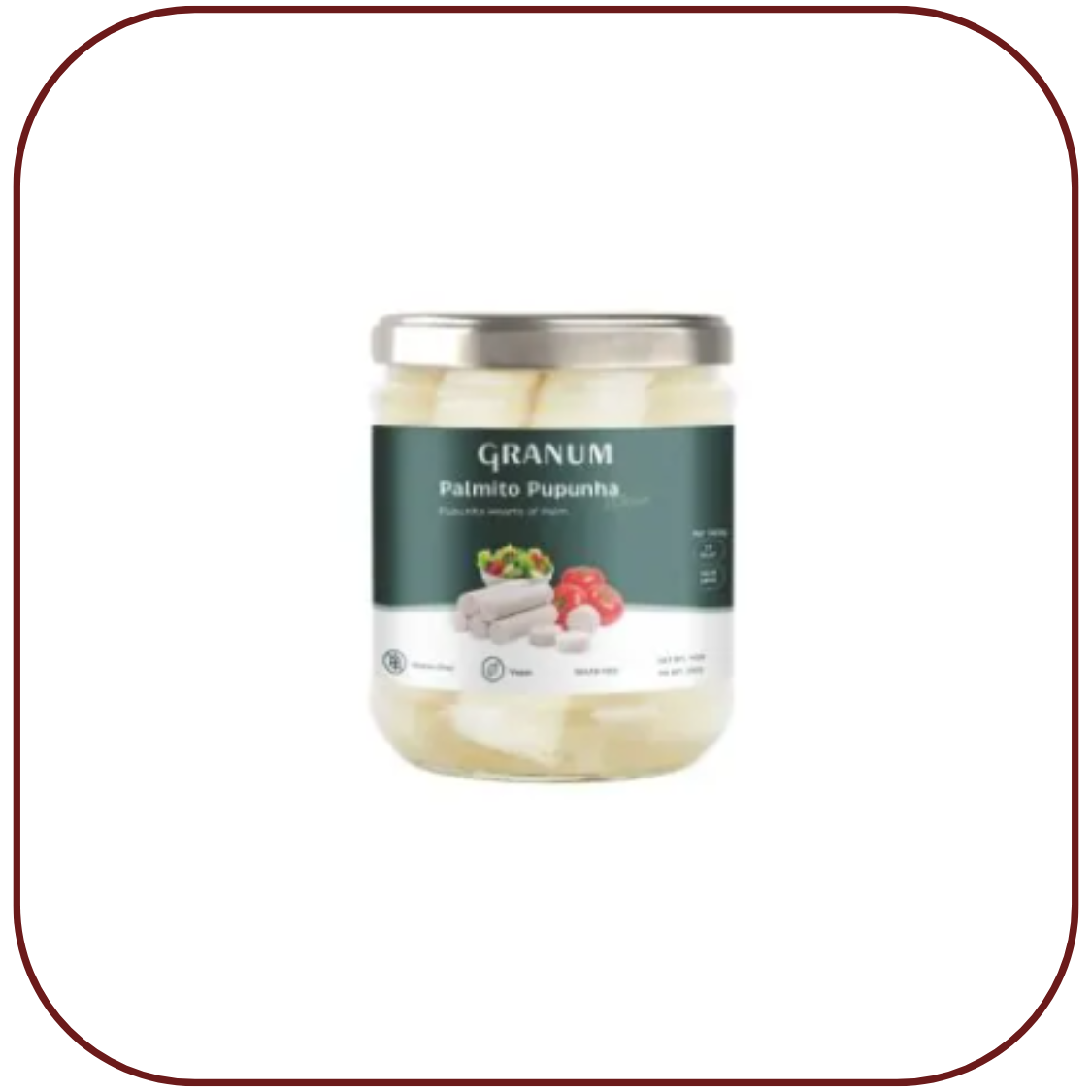 Palmito Pupunha GRANUM 410G