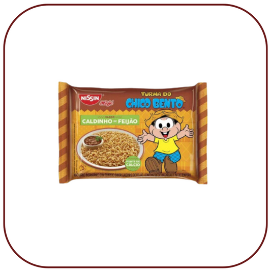 Miojo Sabor Caldinho de Feijao Turma da Chico Bento NISSIN 85g