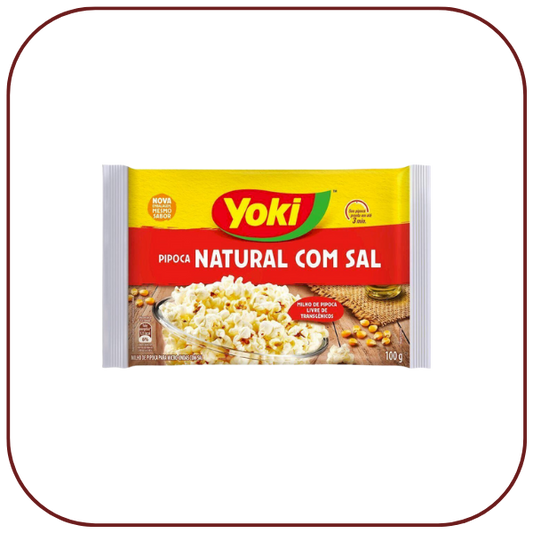 Pipoca Para Microondas Sabor Natual com Sal YOKI 100g - Primitive Butchers