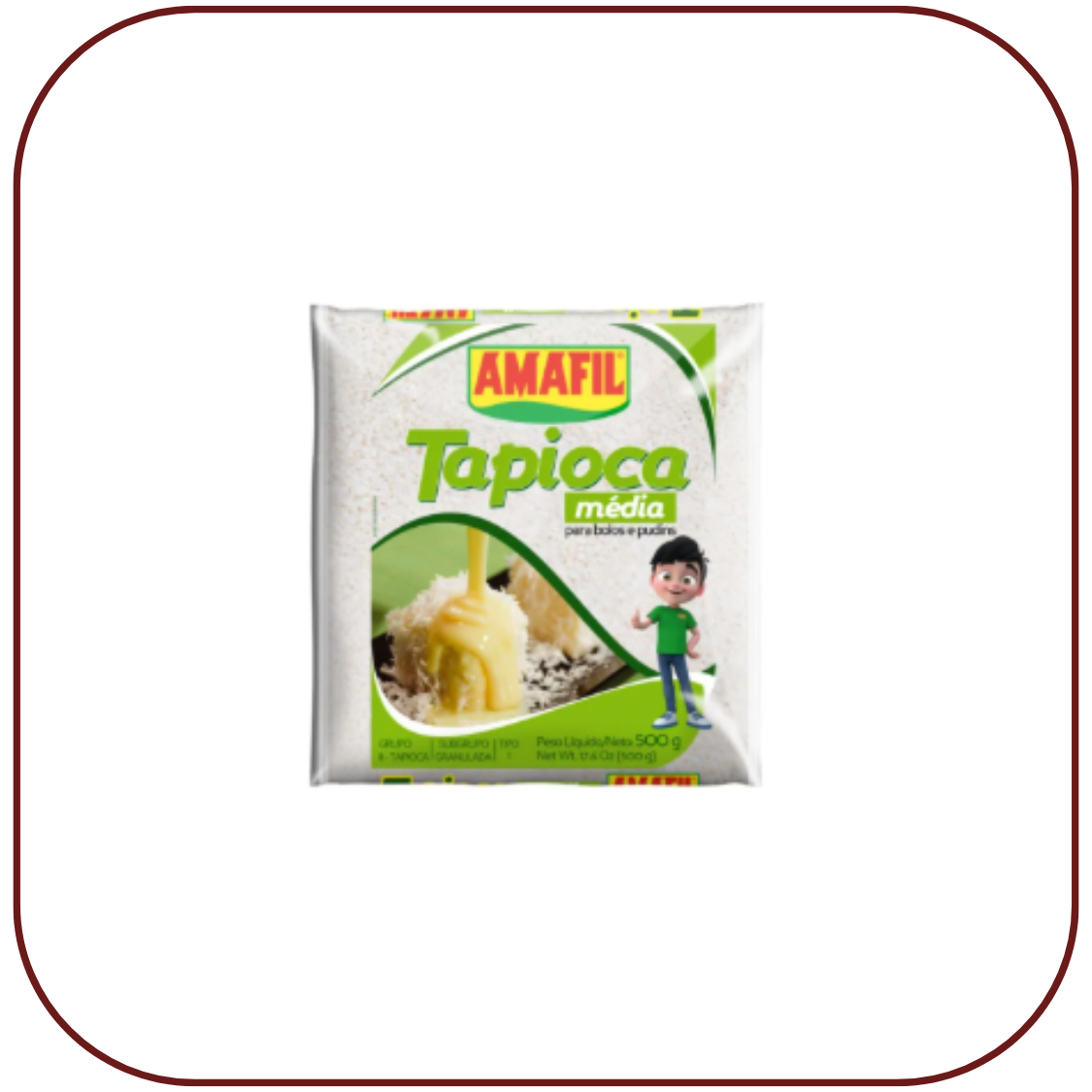TAPIOCA GRANULADA AMAFIL 500G